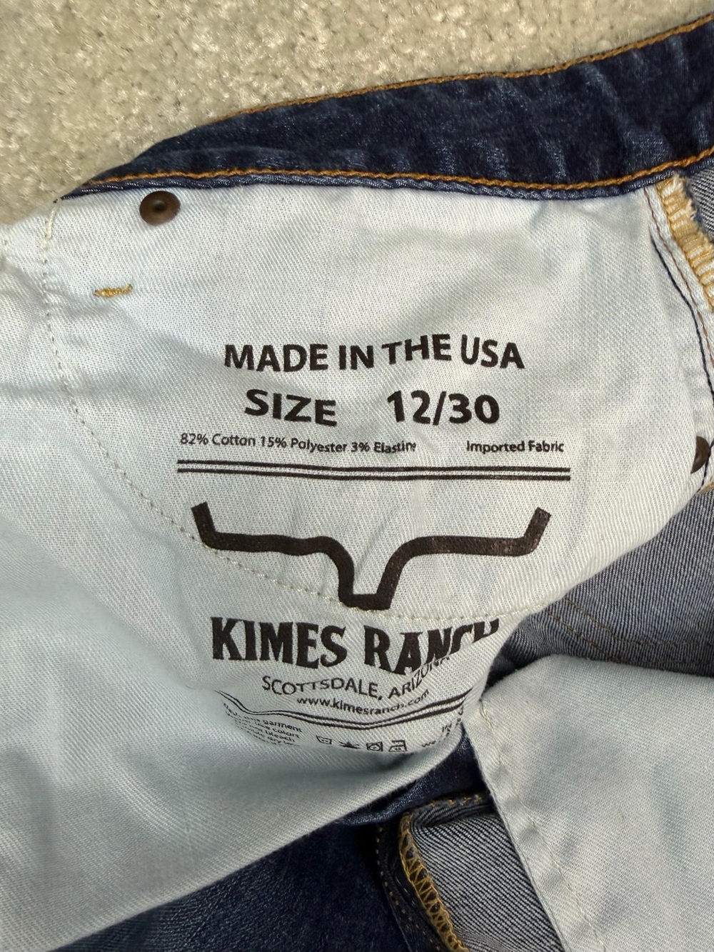 Kimes Ranch Sara Dark Blue Boot Cut Women’s Jeans - Picture 4 of 7